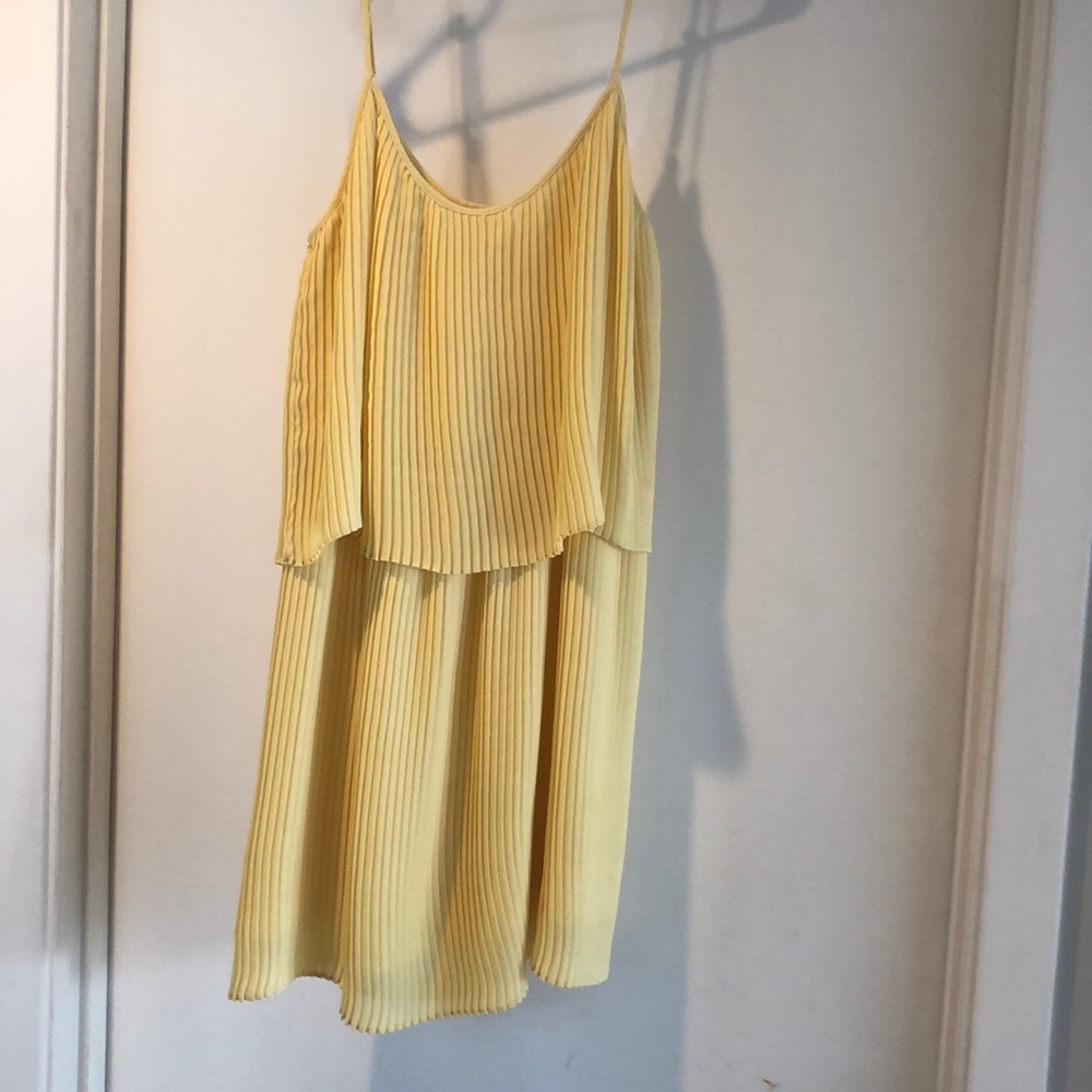 A yellow flowy Parker dress!